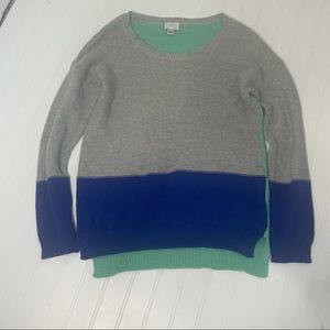 Neely sweater women’s size small s stripe colorblock